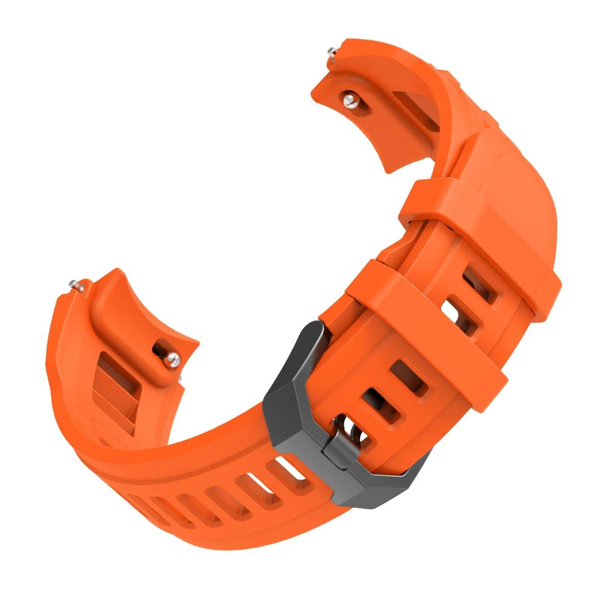 Silikon-Uhrenarmband kompatibel mit Amazfit T-Rex 3 Pro – Mehrere Farben verfügbar Orange