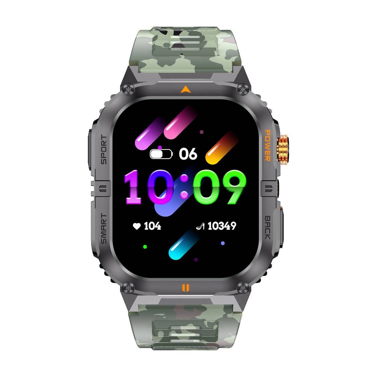 Multifunktionale Smartwatch mit Gesundheitsüberwachung & Bluetooth-Anruffunktionen Green
