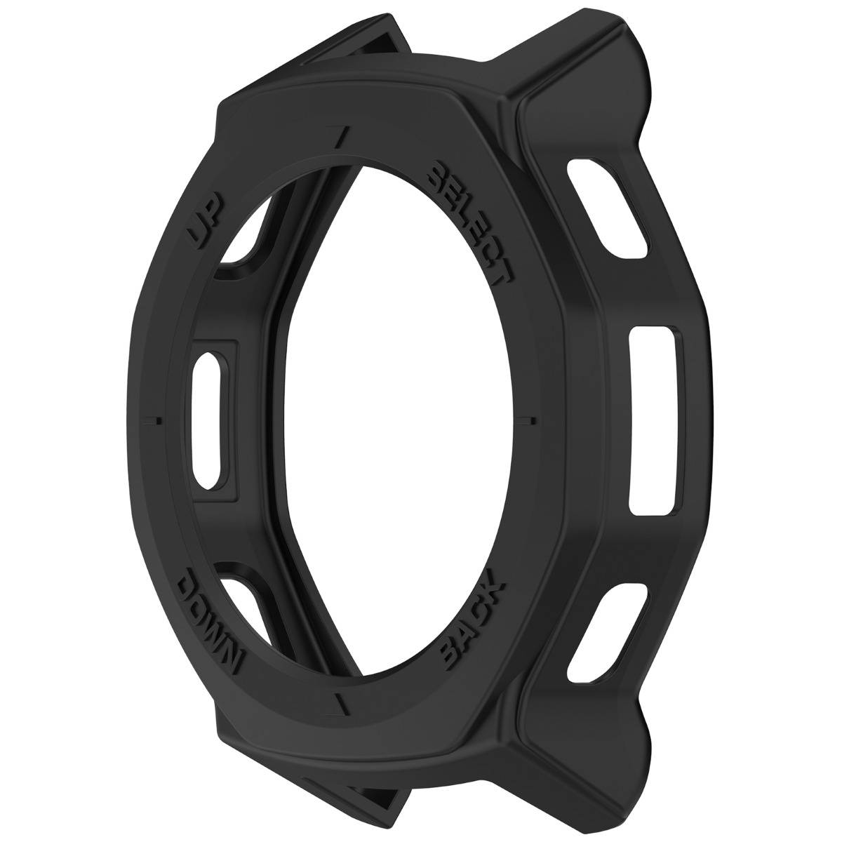 Hohlraum-Panzergehäuse kompatibel mit Amazfit T-Rex 3 Pro (44mm) - PC-Schutzhülle mit gehärtetem Glas