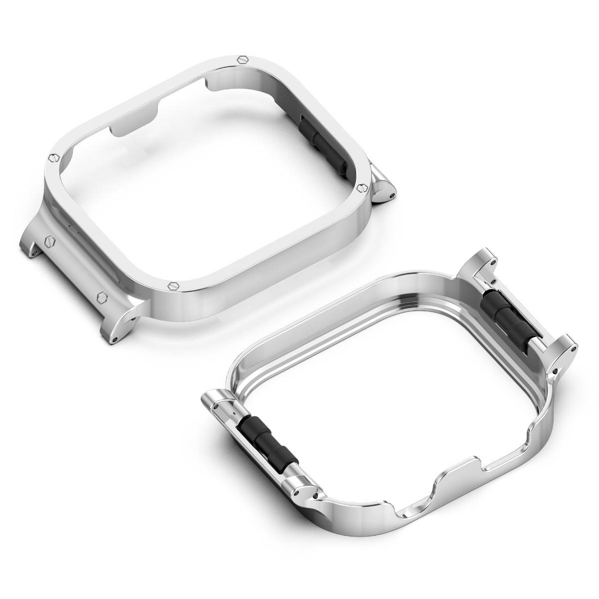 Redmi Watch 6 Kompatibles Edelstahl-Metallgehäuse (20mm Innendurchmesser) Silver