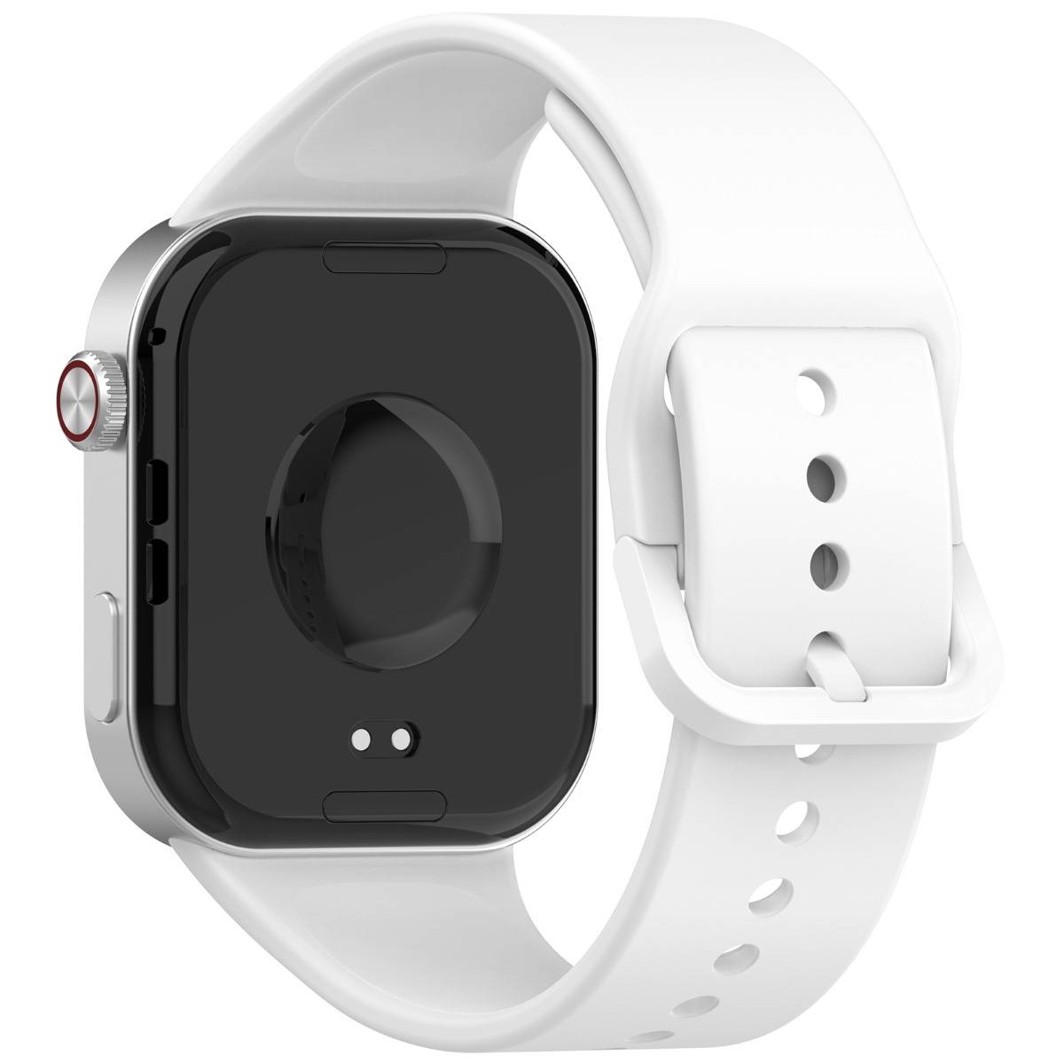 Flüssiges Silikon Ersatzarmband kompatibel mit Redmi Watch 6 - Verschiedene Farben verfügbar Grey