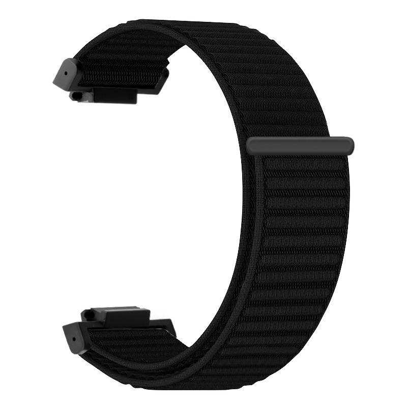 Atmungsaktives gewebtes Uhrenarmband kompatibel mit Casio DW5600/GA2100/GA900 Black