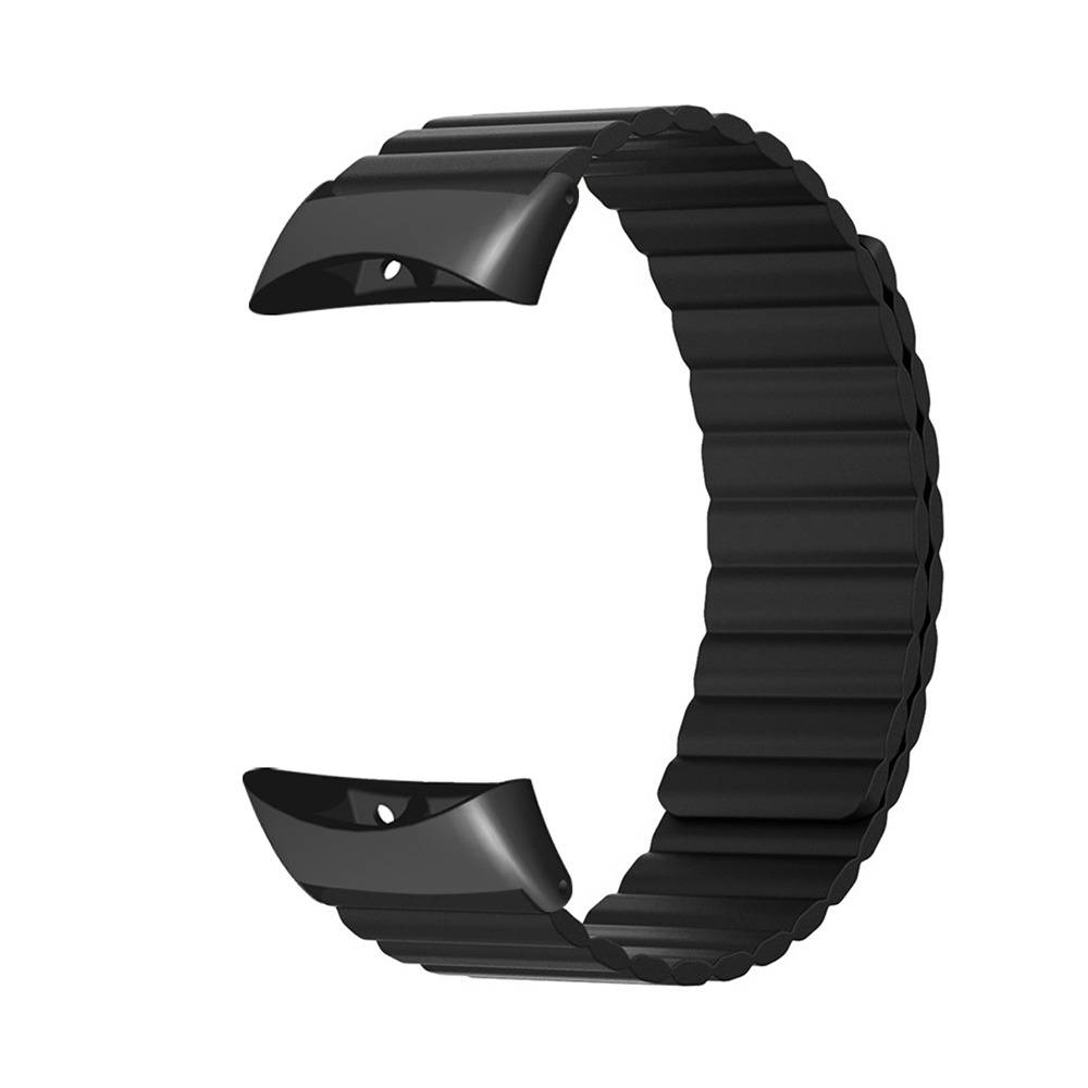 Magnetisches Silikonarmband kompatibel mit Garmin Forerunner 45/45S/Swim 2 - Verschiedene Farben Black