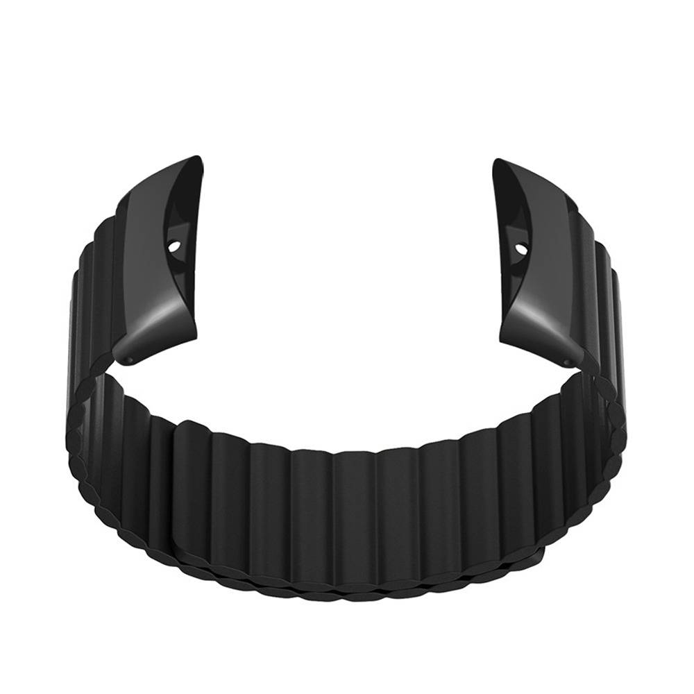Magnetisches Silikonarmband kompatibel mit Garmin Forerunner 45/45S/Swim 2 - Verschiedene Farben Black