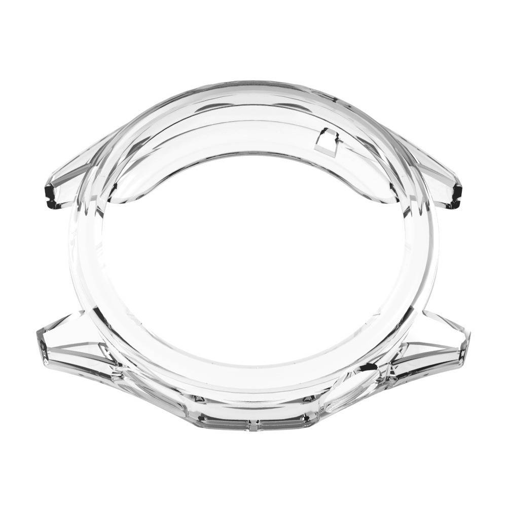 TPU Halb-Schutzhülle kompatibel mit Huawei Watch GT6 46mm Transparent+White