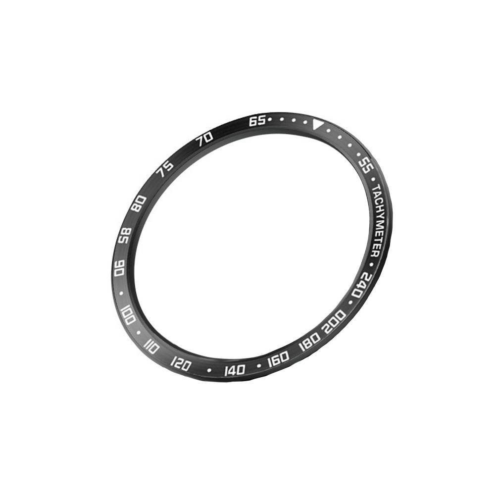 Edelstahl-Lünettenring kompatibel mit Samsung Galaxy Watch8 44mm – Stilvoller Schutz White+Black