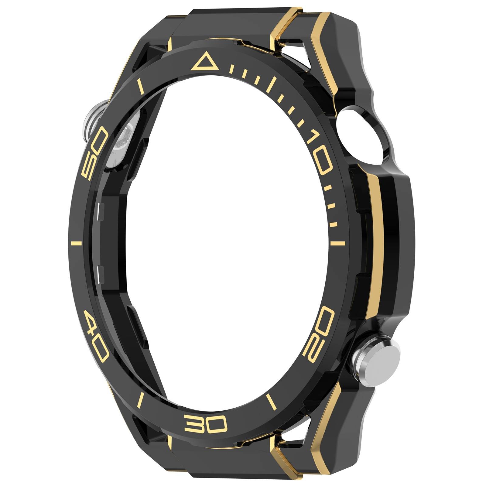 GT6 46mm Schwarzgold PC Schutzhülle Kompatibel mit Huawei Watch GT6 46mm
