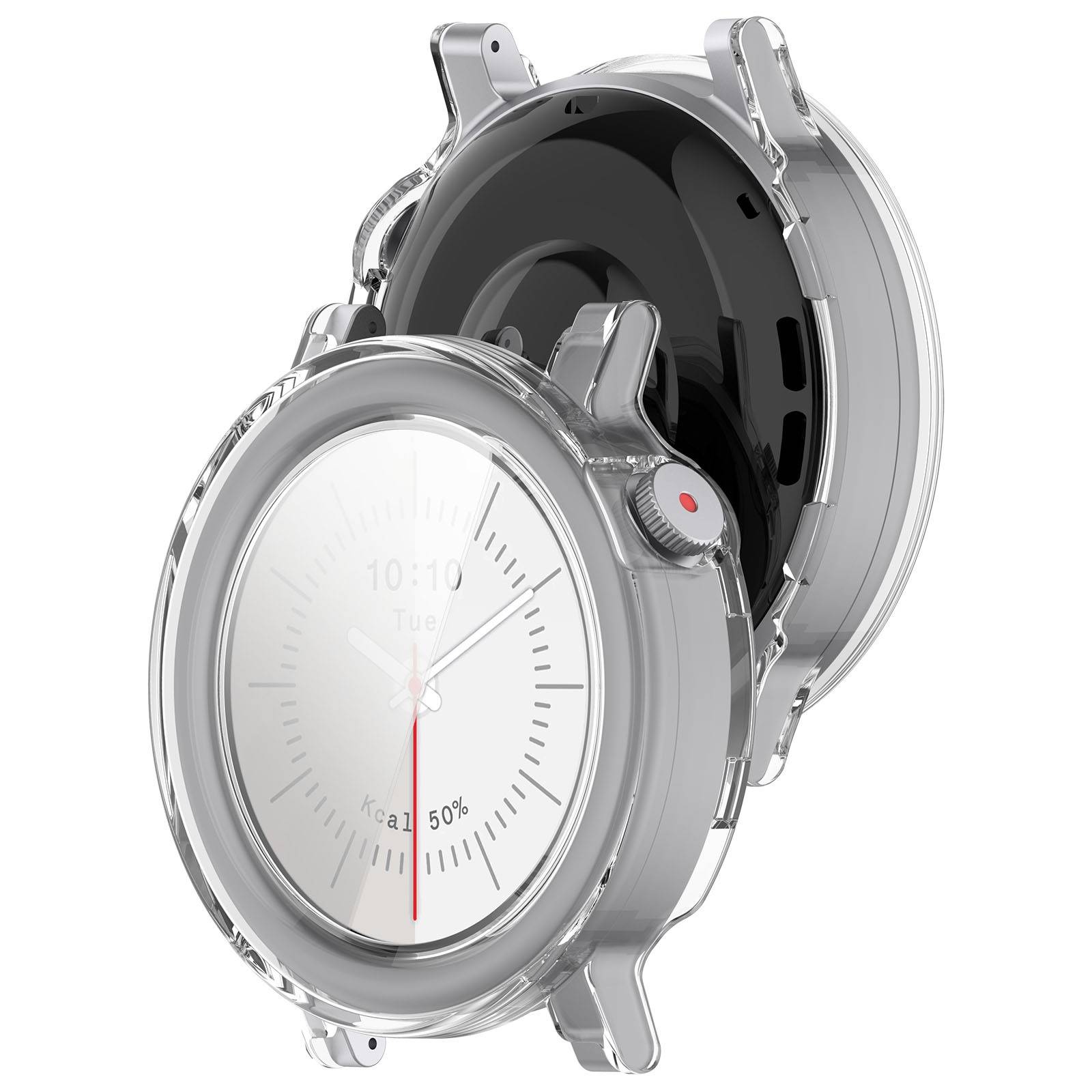 PC-Gehäuse mit integriertem gehärtetem Glas, kompatibel mit CMF Watch3 Pro - Transparent