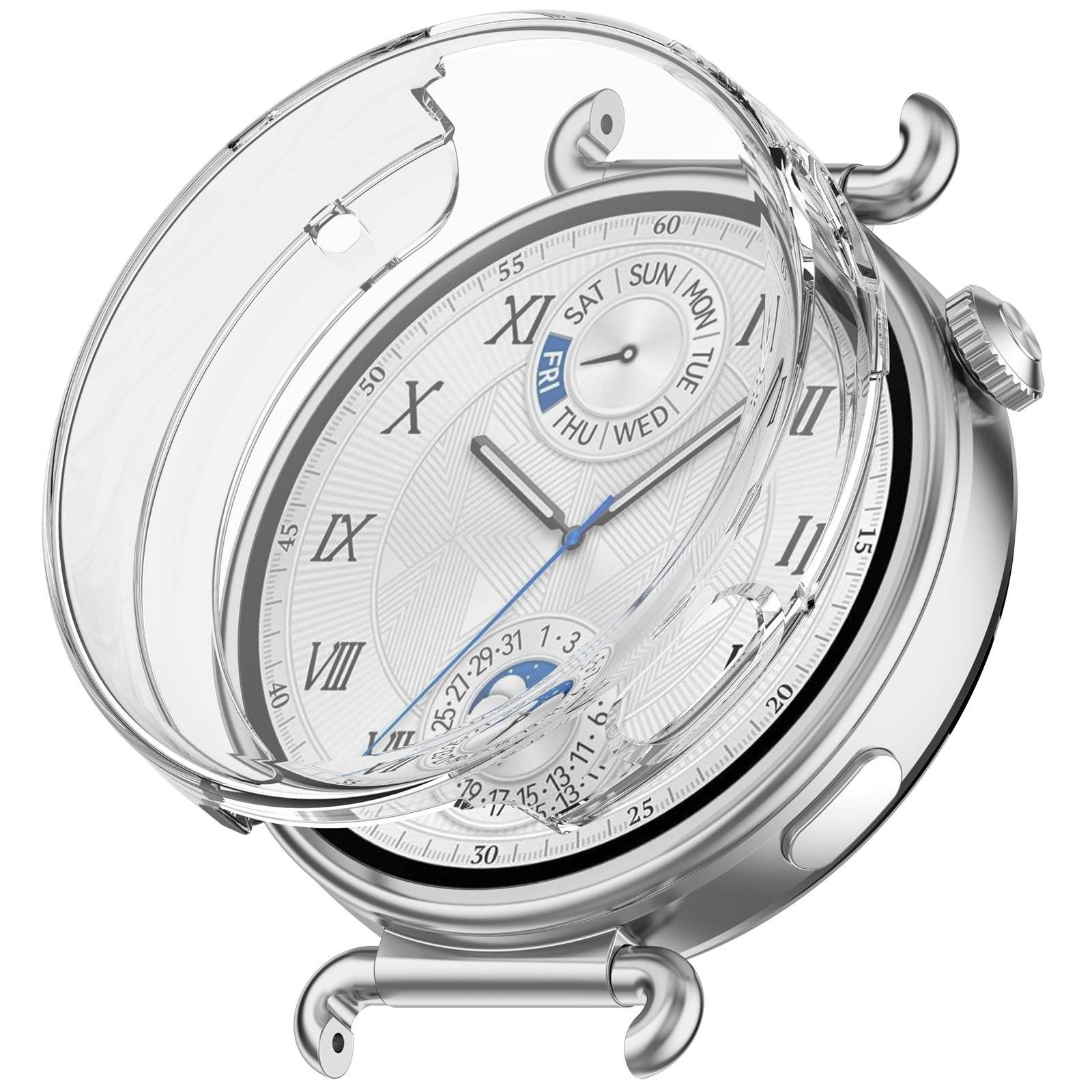 Vollständige TPU-Schutzhülle kompatibel mit Huawei Watch GT6 46MM - Transparent