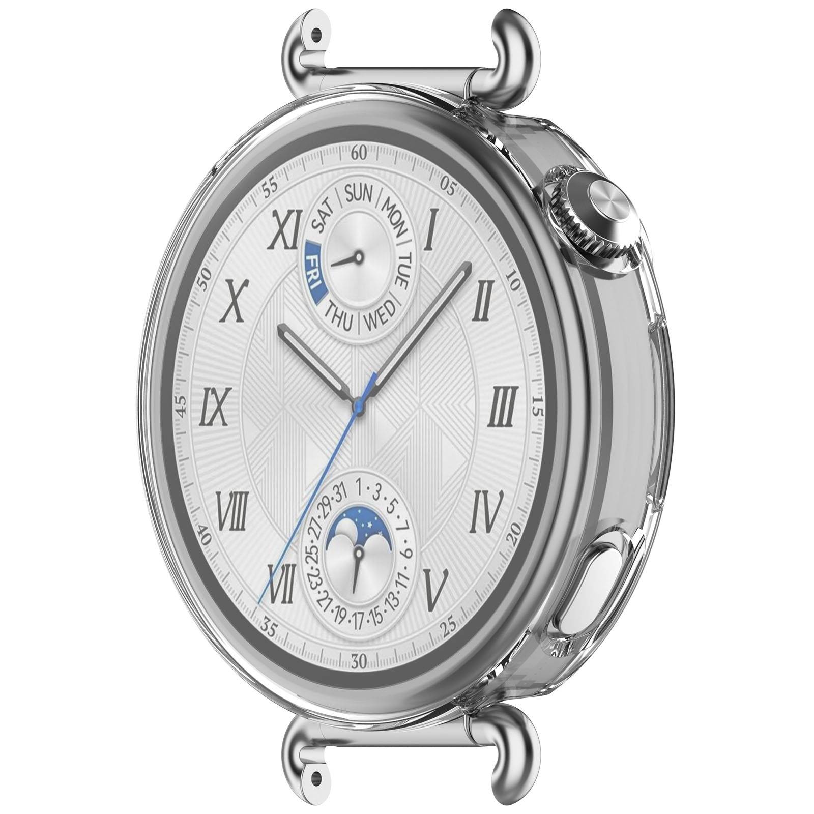 Vollständige TPU-Schutzhülle kompatibel mit Huawei Watch GT6 46MM - Transparent