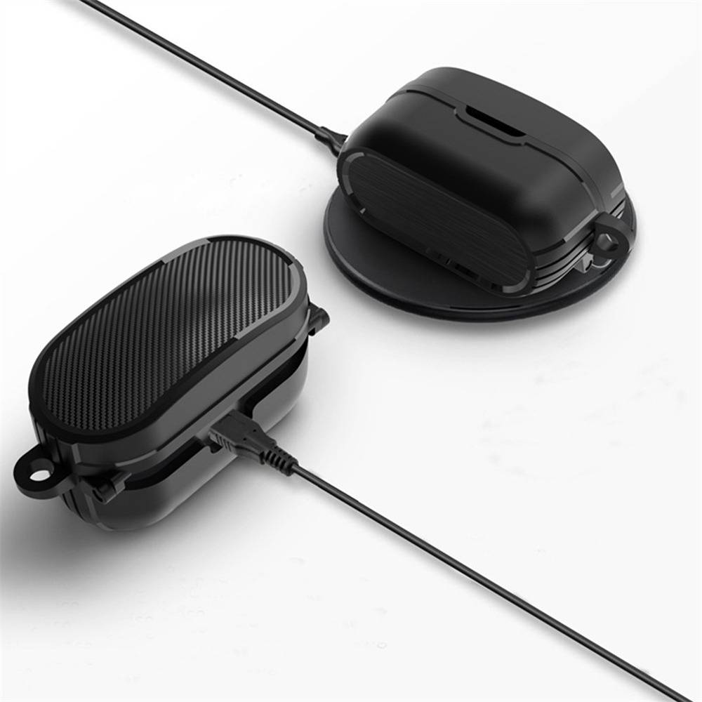 TPU-Schutzhülle kompatibel mit Sony WF-1000XM4 Kabellosen Bluetooth-Ohrhörern – Stoßfest, Staubdicht Black