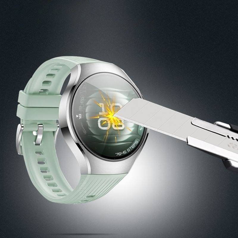 Displayschutzfolie für Huawei Watch 5 46mm (2 Stück) - Hydrogel, klar, mit einfachem Anbringungsrahmen