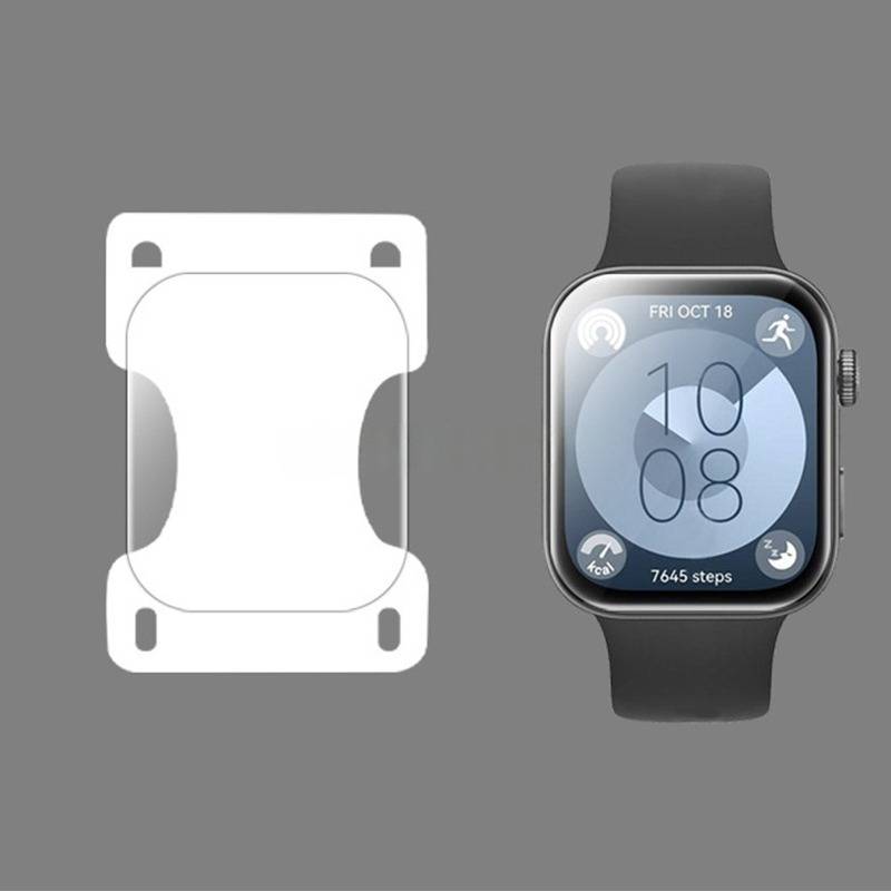 Displayschutzfolie für Huawei Watch Fit 4 (2 Stück) – Hydrogel, klar, mit Anbringhilfe
