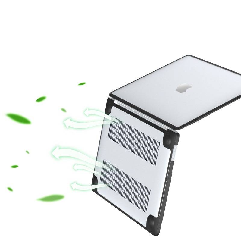 Transparente Schutzhülle kompatibel mit MacBook Pro 14" A3112 A3401 – Kratzschutz & Kühlung