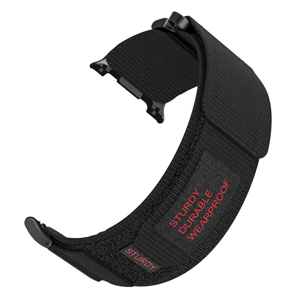 Nylon-Armband kompatibel mit Samsung Galaxy Watch 8 – Schwarz