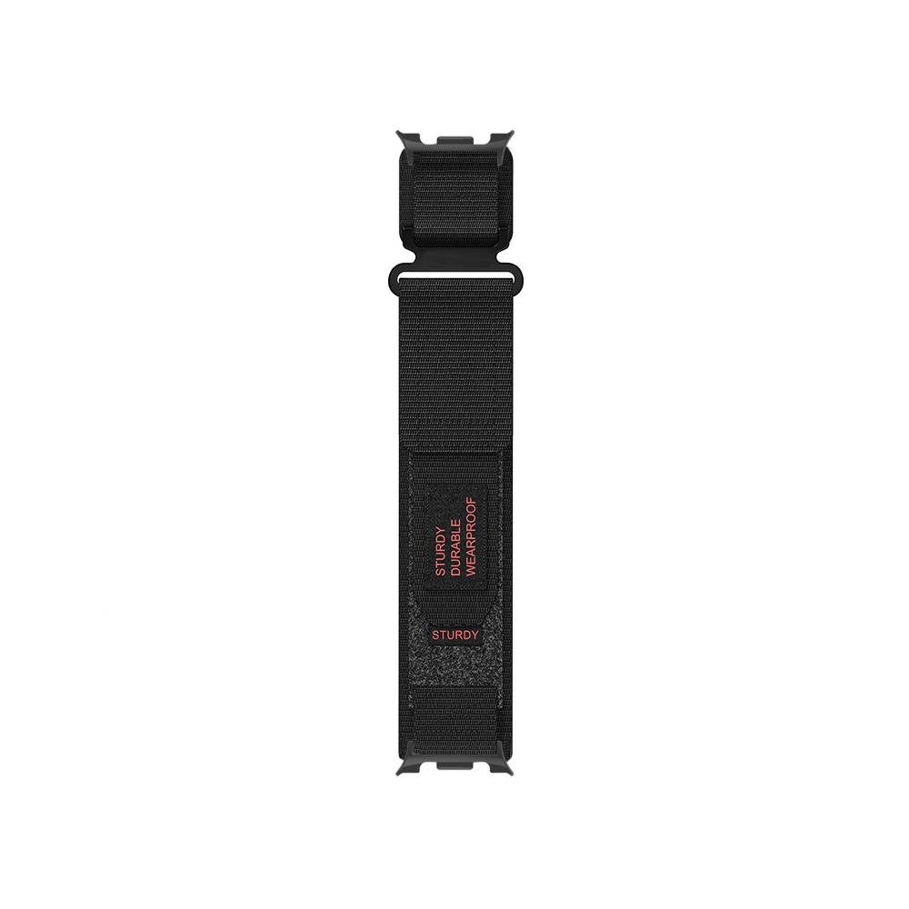 Nylon-Armband kompatibel mit Samsung Galaxy Watch 8 – Schwarz