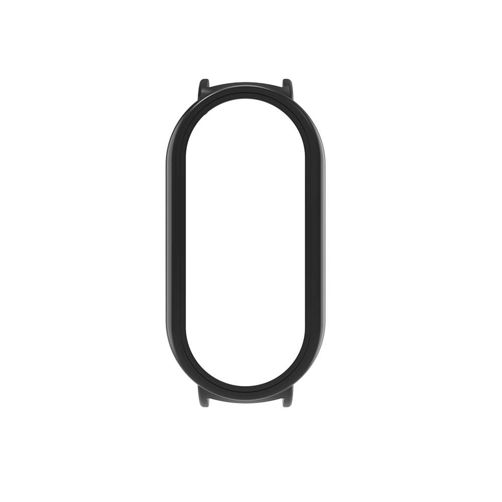 Schwarzes PC-Gehäuse kompatibel mit Xiaomi Mi Band 10/10 NFC – Schutz vor Stößen und Staub