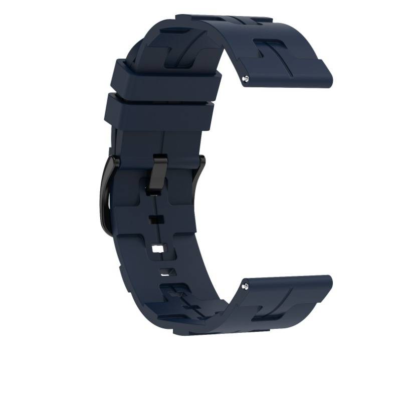 Silikonarmband für Samsung/Huawei/Garmin Blue 20 mm