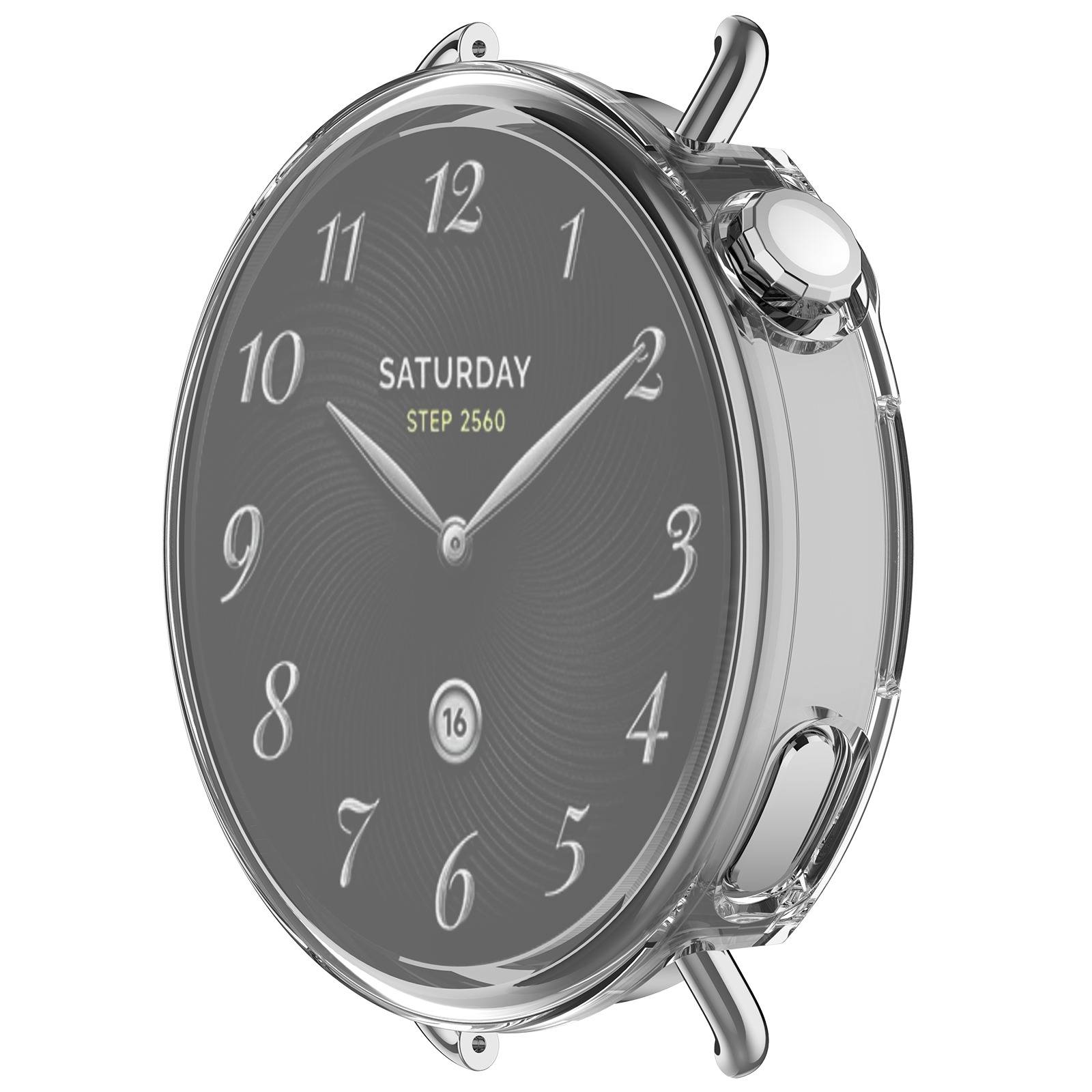 TPU Schutzhülle für Xiaomi Watch S4 41mm - Rundumschutz Transparent