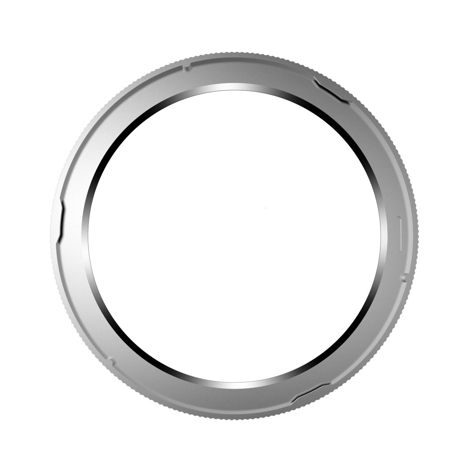 Stilvolle PC-Lünette für Xiaomi Watch S4 - 4,7cm Silver
