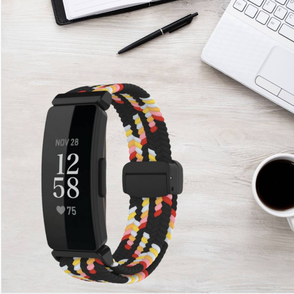 Nylon-Uhrenarmband für Fitbit Inspire 3 MultiColor