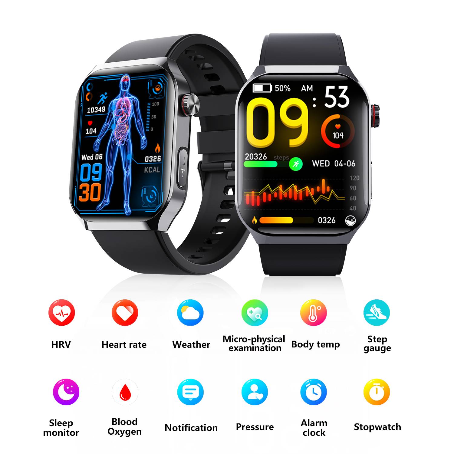 F700 Smartwatch: Erweiterte Gesundheitsüberwachung und Fitness