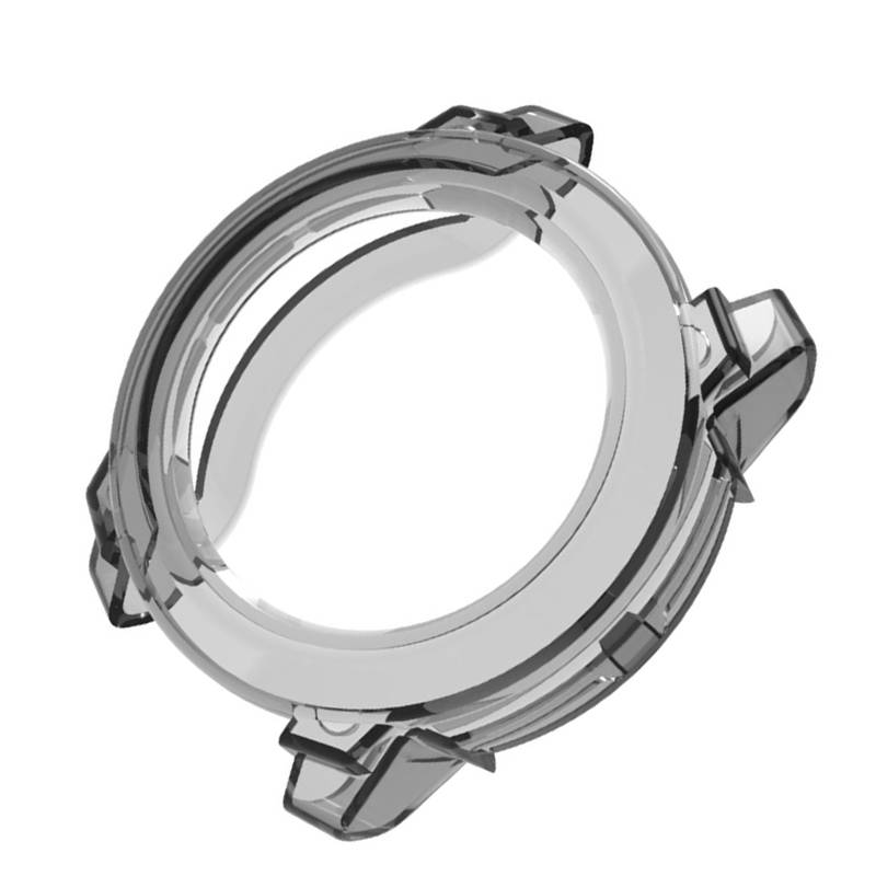 TPU-Uhrengehäuse für Instinct 3 Black 50 mm