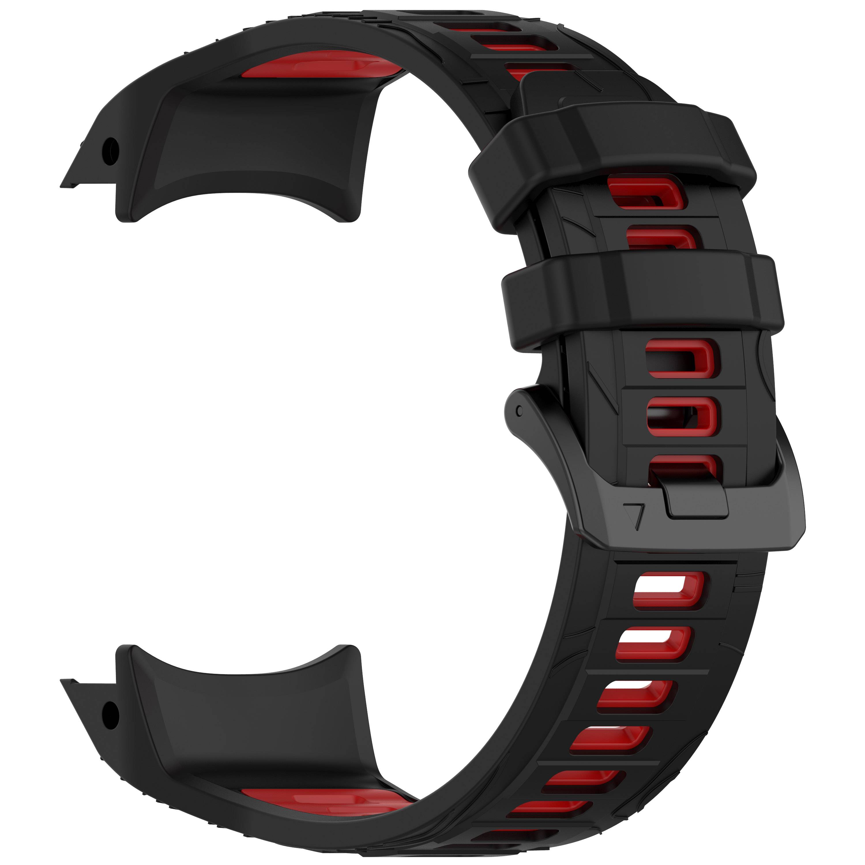 Garmin Instinct 3 Zweifarbige Silikon-Uhrenarmband Red Modell 2