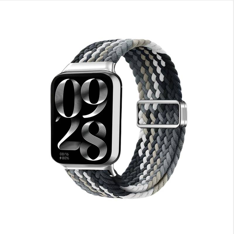 Xiaomi Smart Band Schwarzes Schokoladen-Nylon-Geflochtenes Armband Redmi Watch5 Aktiv