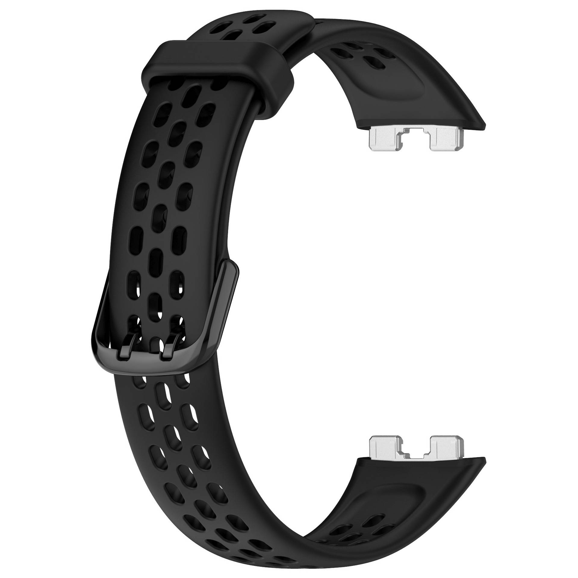 Ersatzarmband für Huawei Band 8/9 - Atmungsaktives Silikon Uhrenarmband Black