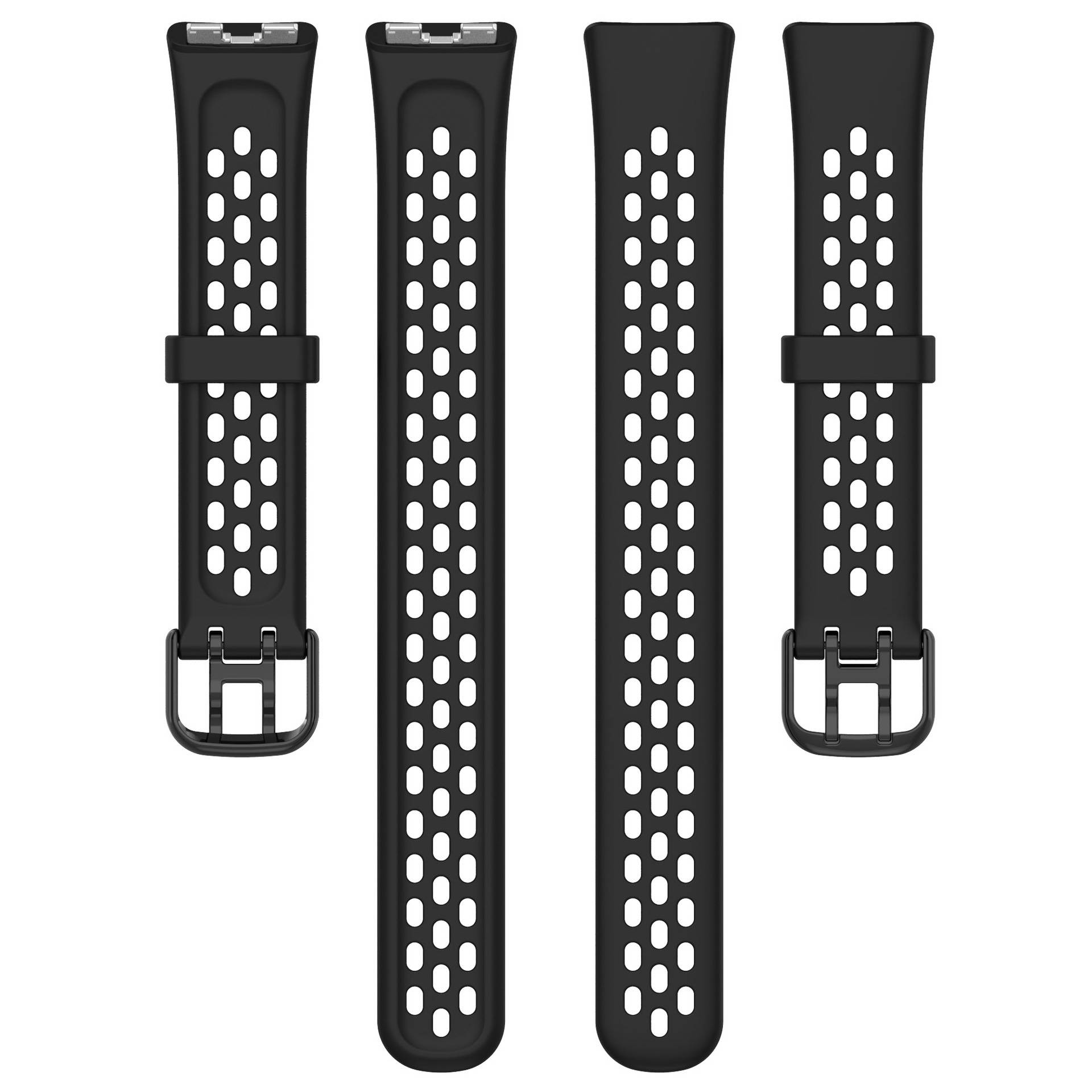 Ersatzarmband für Huawei Band 8/9 - Atmungsaktives Silikon Uhrenarmband Black