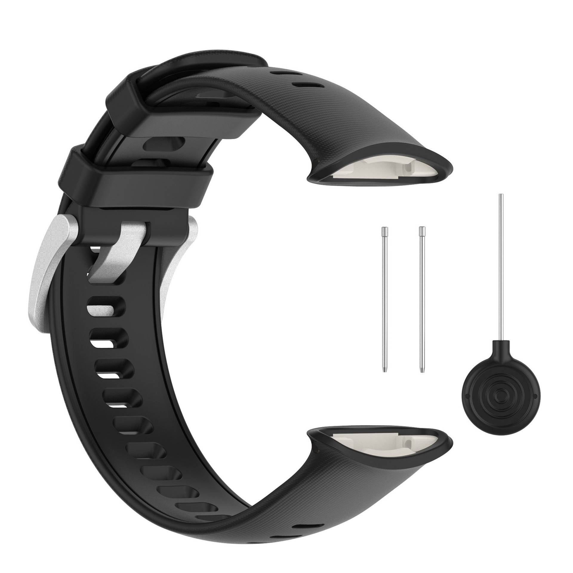 Silikon-Uhrenarmband für Polar Vantage V2 Black