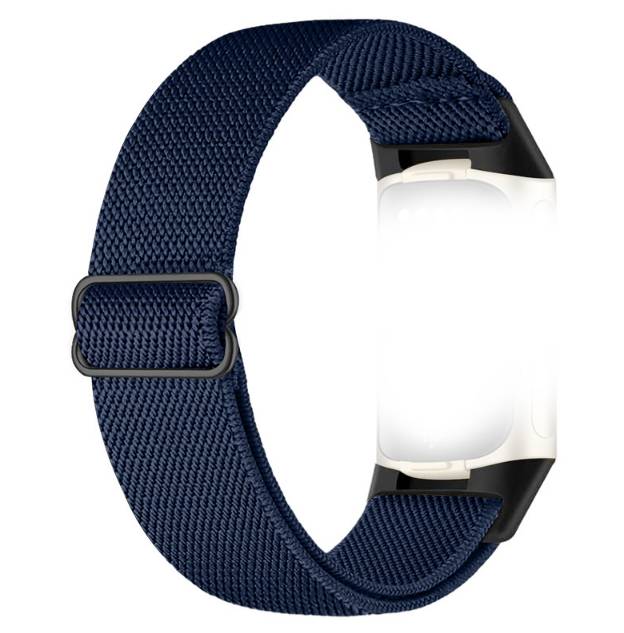 Nylon-Uhrenarmband für Fitbit Charge 5/6 NavyBlue