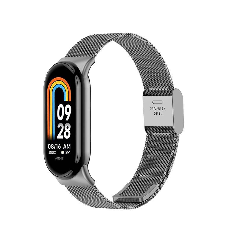 Metallarmband für Xiaomi Mi Band 8/9 Grey