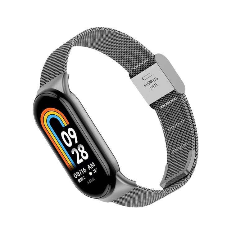 Metallarmband für Xiaomi Mi Band 8/9 Grey