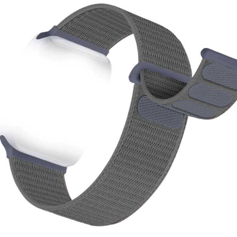 Nylon Loop Uhrenarmband für Apple iWatch Grey M