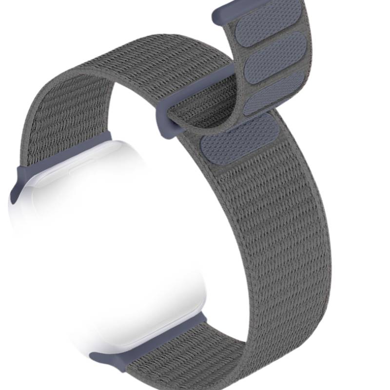 Nylon Loop Uhrenarmband für Apple iWatch Grey M