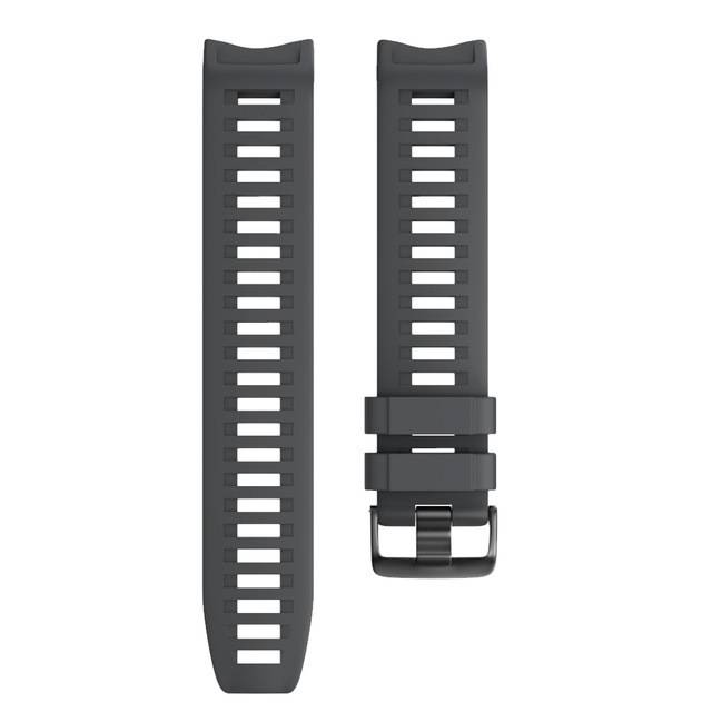 Silikonarmband für Garmin Instinct/Esports/Tide/Solar Grey
