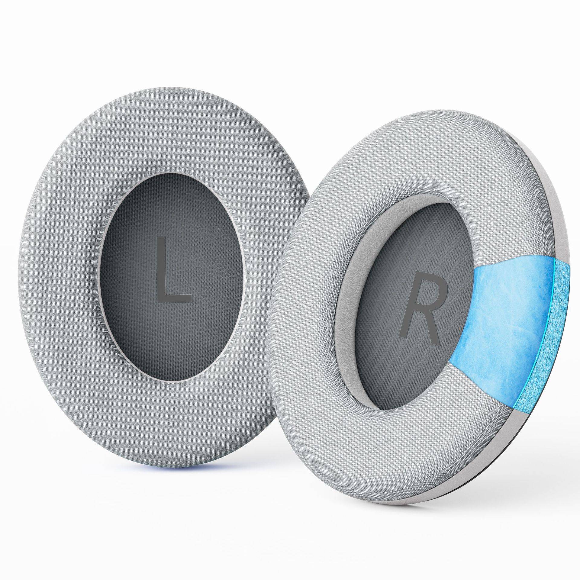 Ersatz-Ohrpolster kompatibel mit Bose 700/NC700 Kopfhörern - Gel-verbesserter Komfort (2 Stk.) Grey