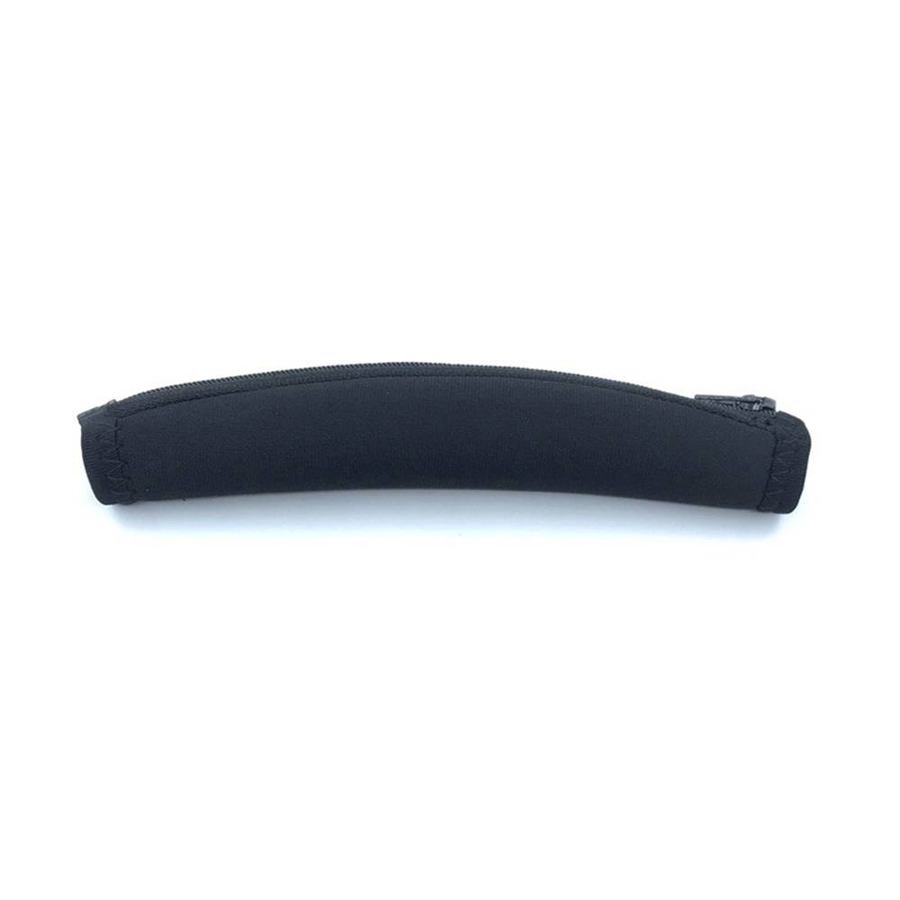 Ersatz-Kopfbügelabdeckung kompatibel mit Audio-Technica ATH-SR50BT Kopfhörern - Proteinleder & Memory-Schaum Black