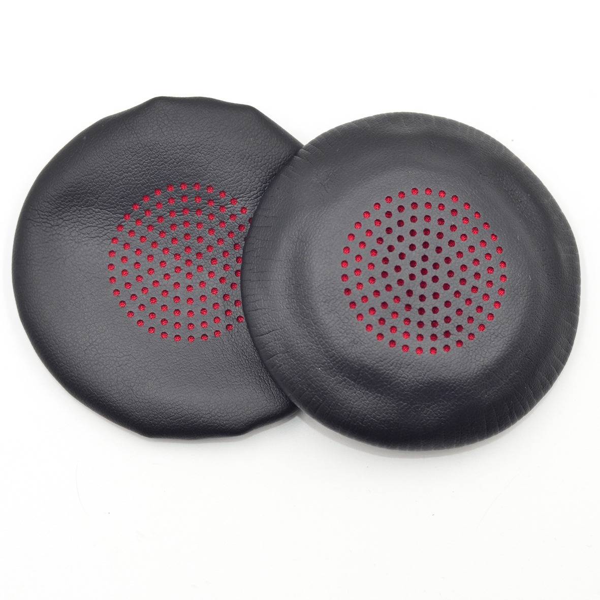 2 Stück Ersatz-Ohrpolster kompatibel mit Plantronics Voyager Serie - Schwarz und Rot