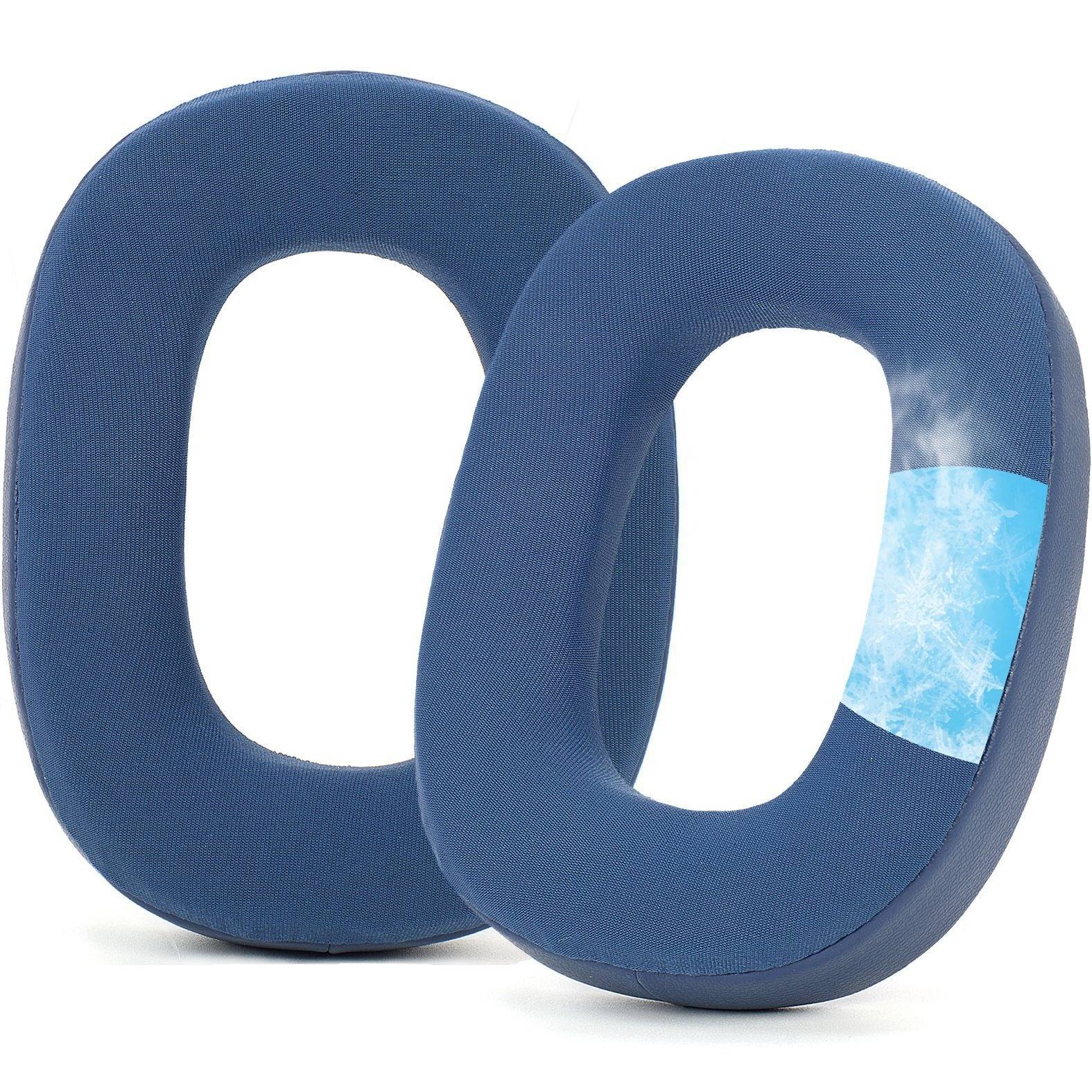 2 Stück Kühlgel-Ohrpolster Ersatz kompatibel mit Bowers & Wilkins PX8 PX7 S2 Kopfhörer Blue