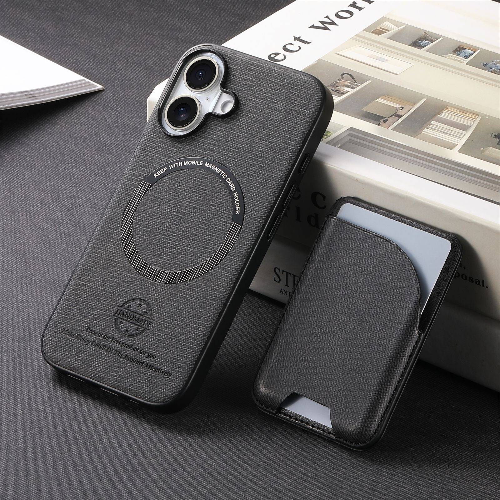 Kartenhalter Ständer Handyhülle für Kompatibel mit Samsung S24 Ultra
