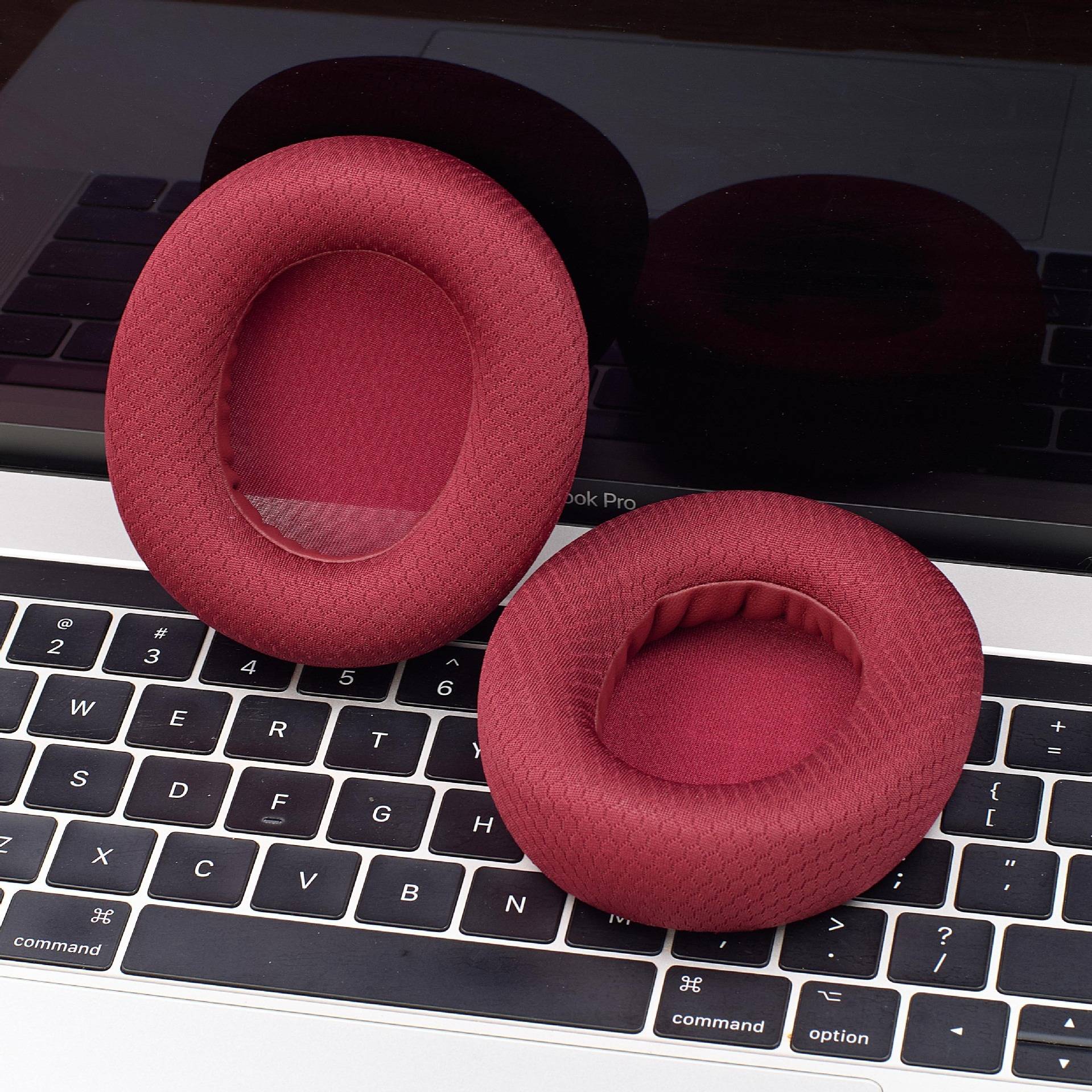 2er-Pack Ohrpolster für Kompatibel mit SteelSeries Arctis Nova Pro, Nova 7, 3, 1 – Verschiedene Farben Red