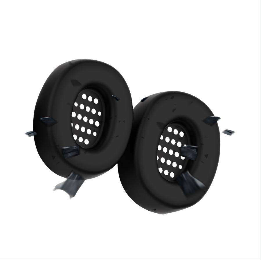 Silikon-Ohrpolster für JBL Tune 770NC Kopfhörer - Schutz und Komfort Black