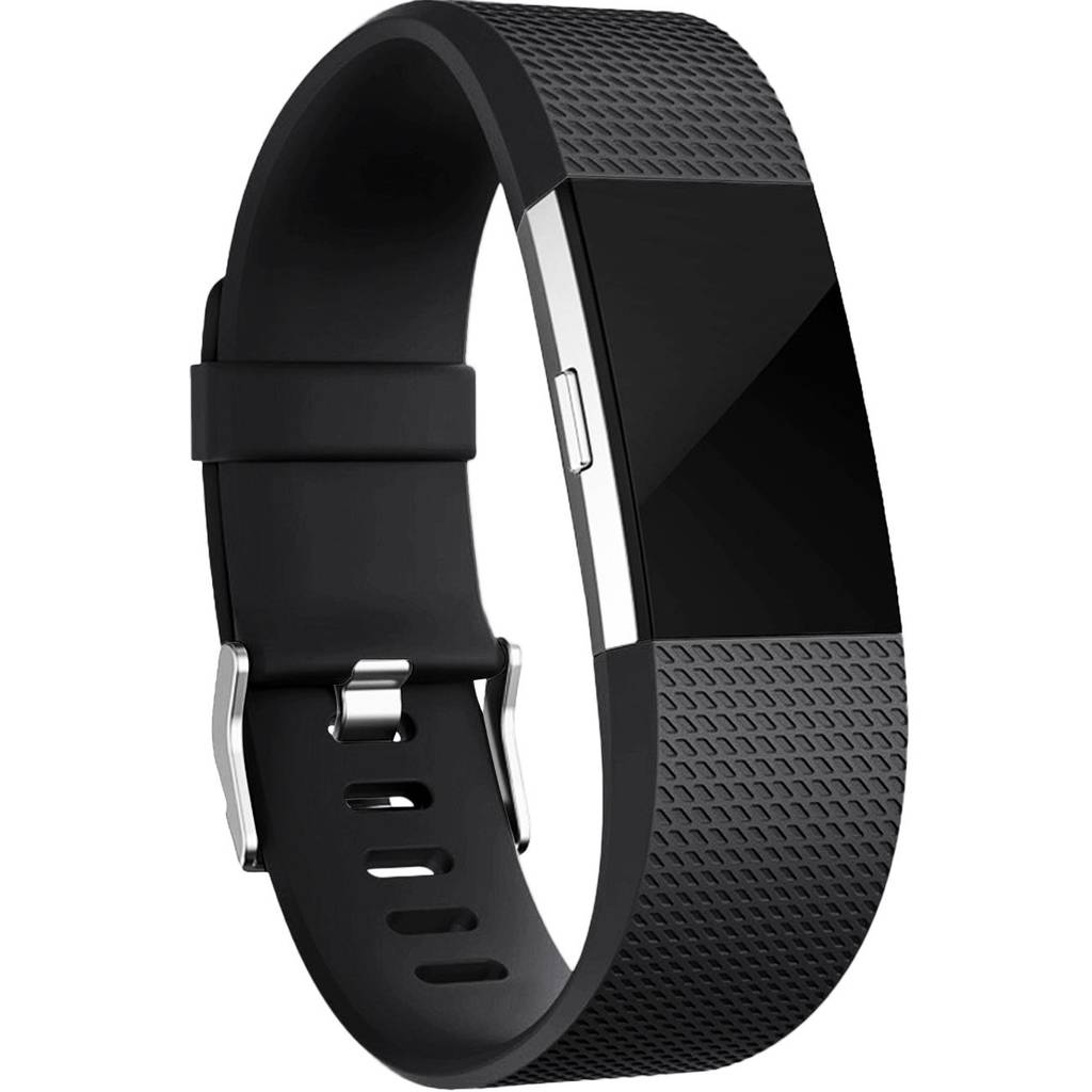 Fitbit Charge 2 Armband Silikon Black