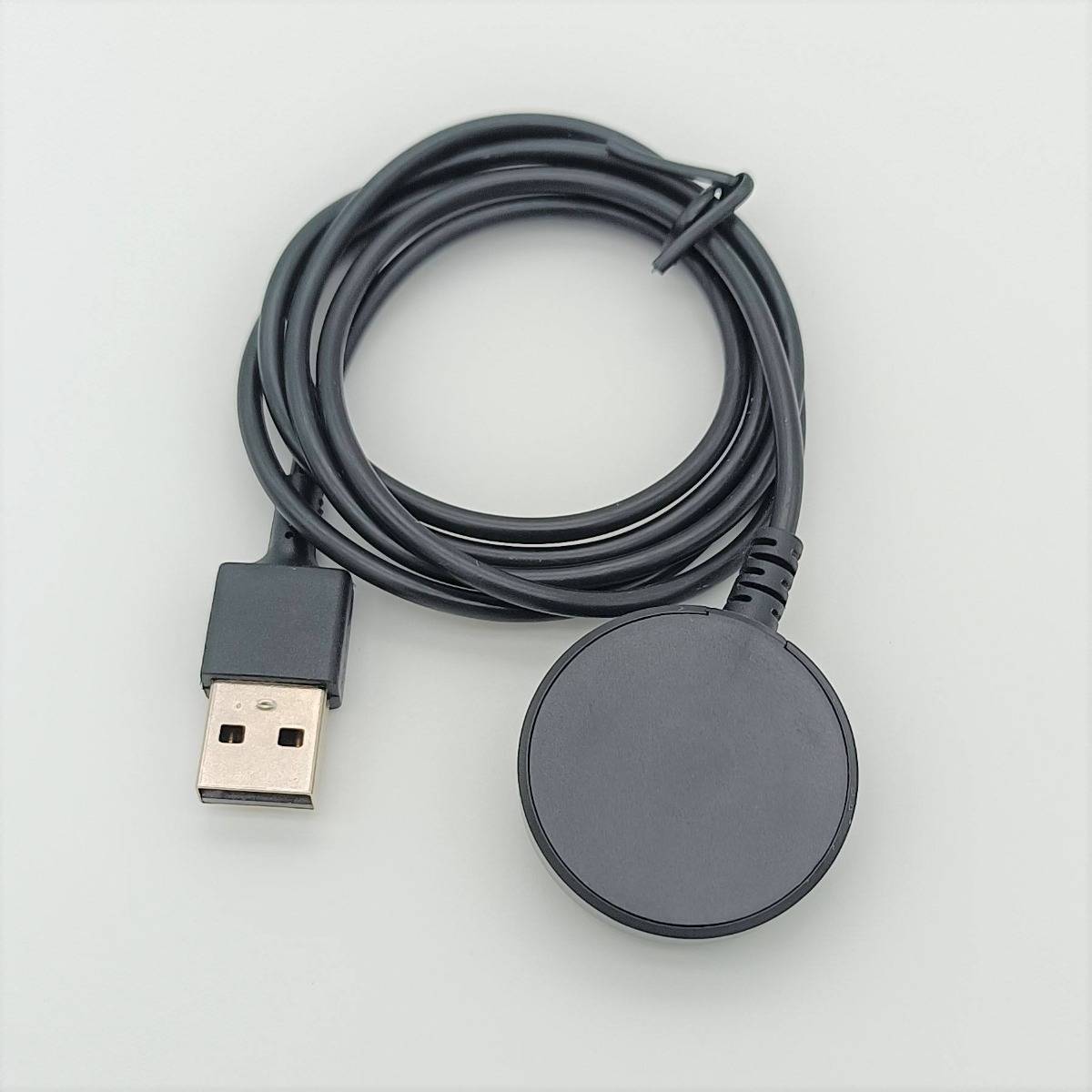 Rundes USB-A-Ladekabel, kompatibel mit Samsung Galaxy Watch - kompatibel mit Galaxy Watch 7/6/6 Classic/5/5 Pro/FE/4/4 Classic/3/Active/Active2