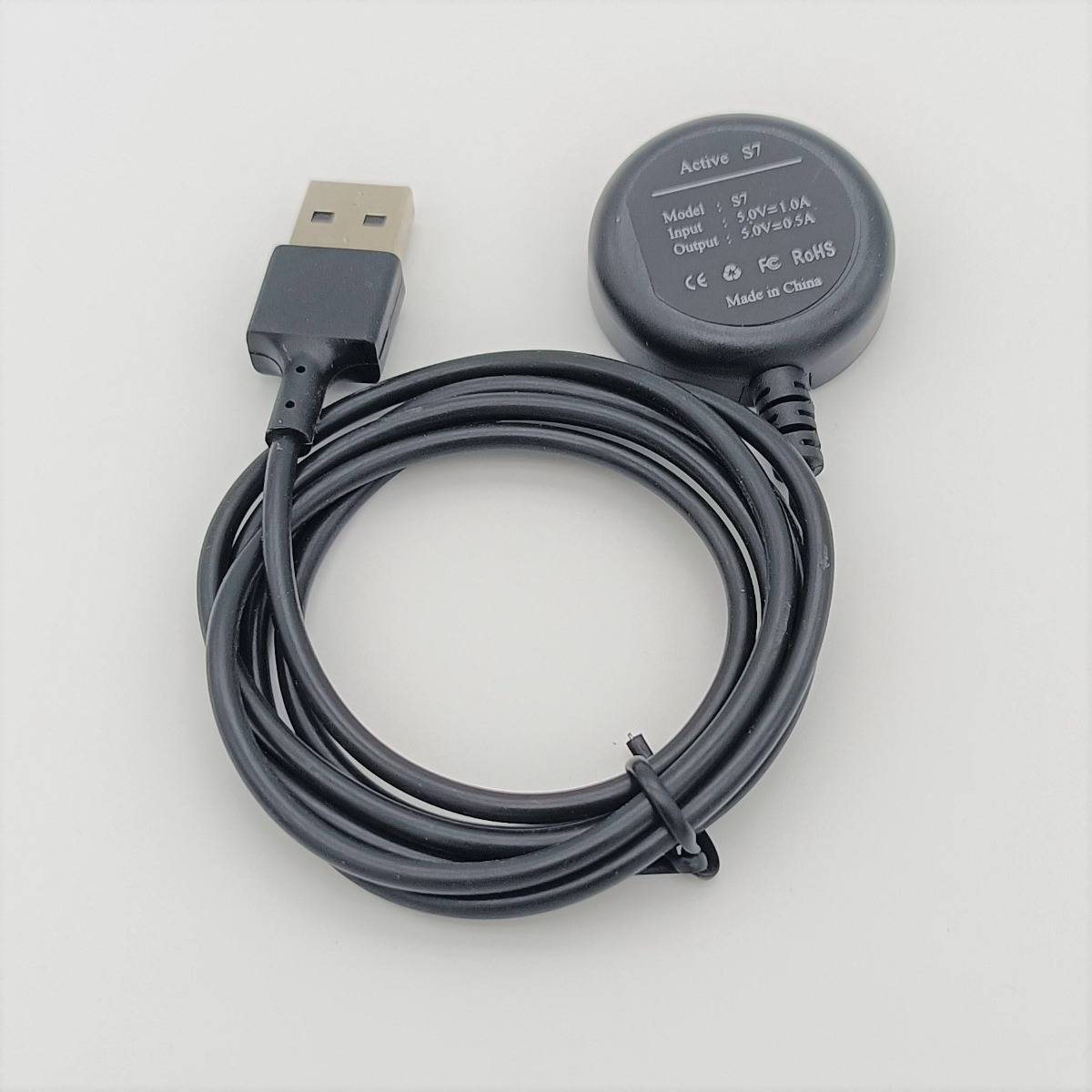 Rundes USB-A-Ladekabel, kompatibel mit Samsung Galaxy Watch - kompatibel mit Galaxy Watch 7/6/6 Classic/5/5 Pro/FE/4/4 Classic/3/Active/Active2