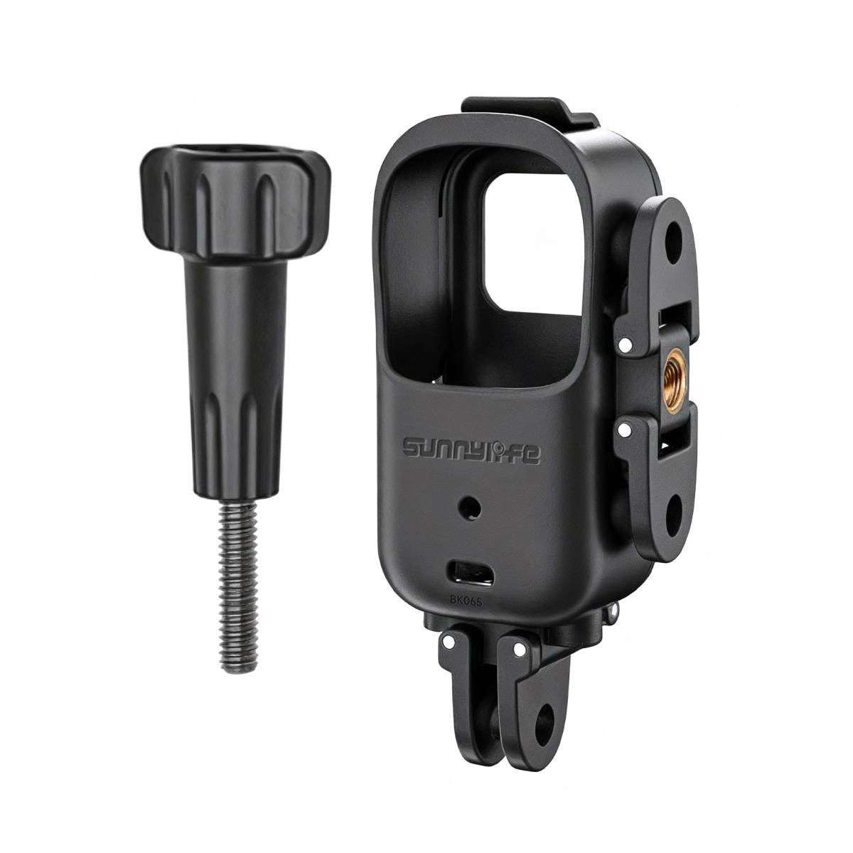 Faltbarer Horizontal-/Vertikal-Adapter kompatibel mit OSMO Nano – Schwarzer Schnellverschluss-Erweiterungsrahmen