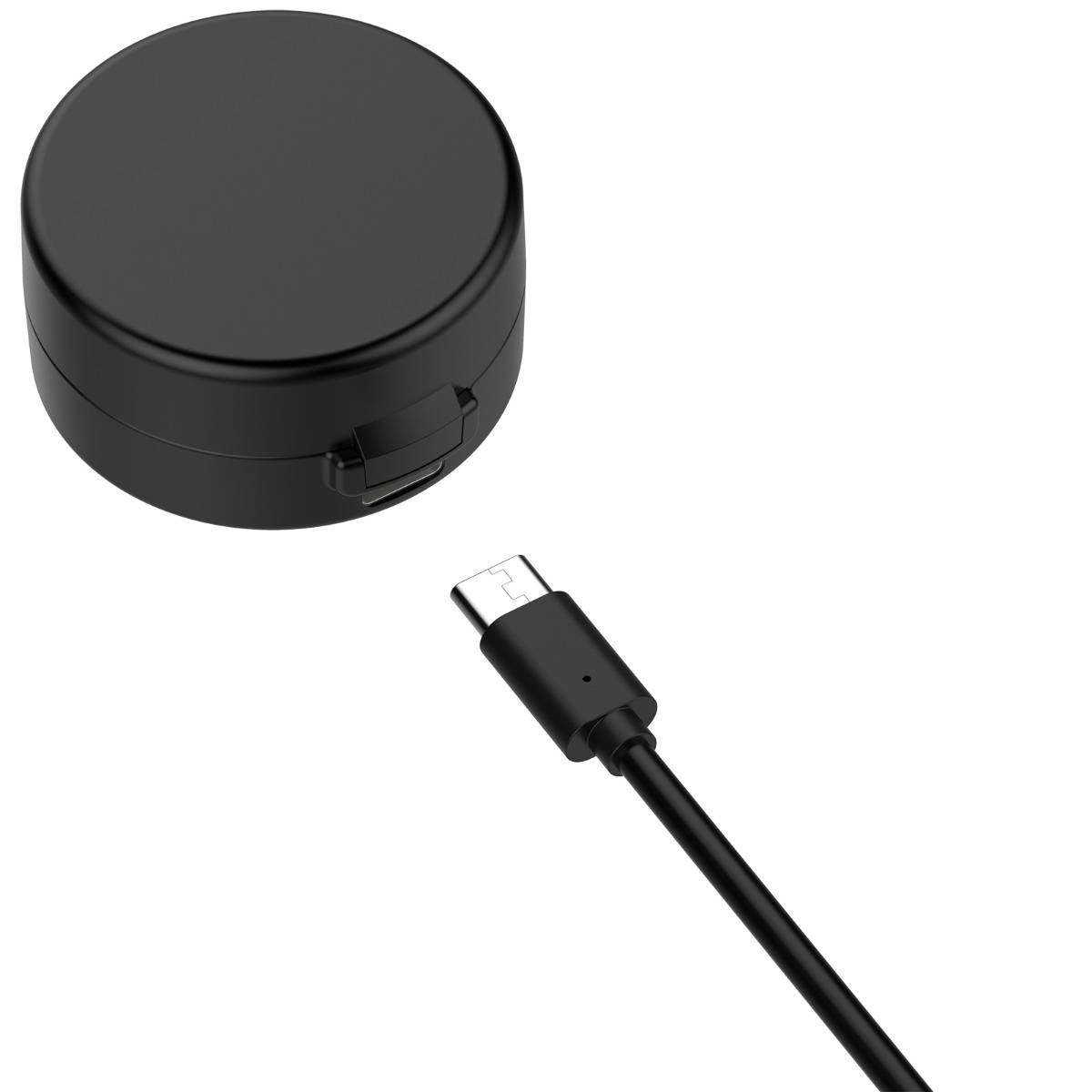 Ladeetui für OURA Ring Gen 4 kompatibel mit Oura Ring Gen4 – Tragbares ABS TPE Ladeetui mit Sondenanschluss, USB-Kabel inbegriffen
